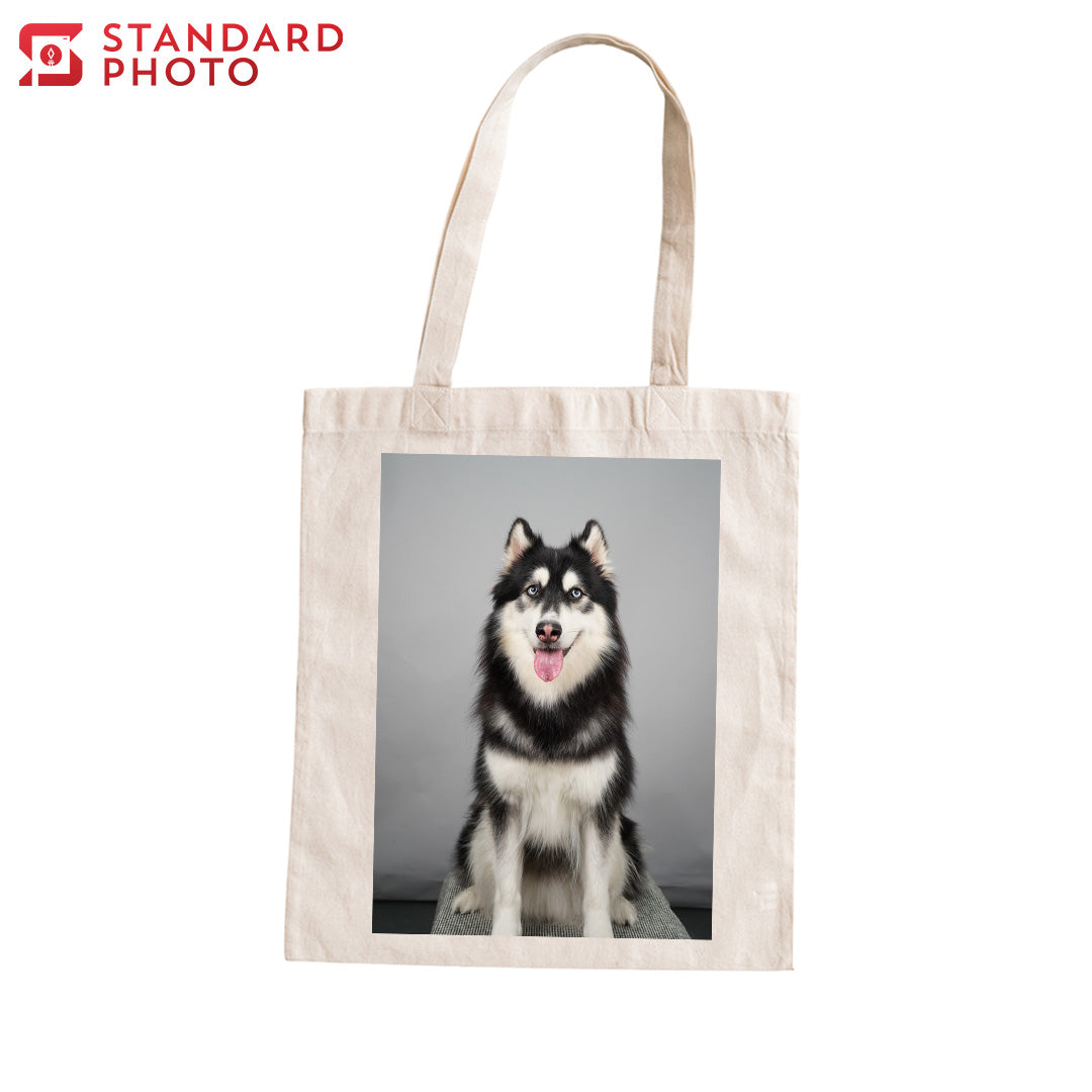 StandardPhoto Customizable Custom Customisable Tote Bag Vertical Printed Canvas Design