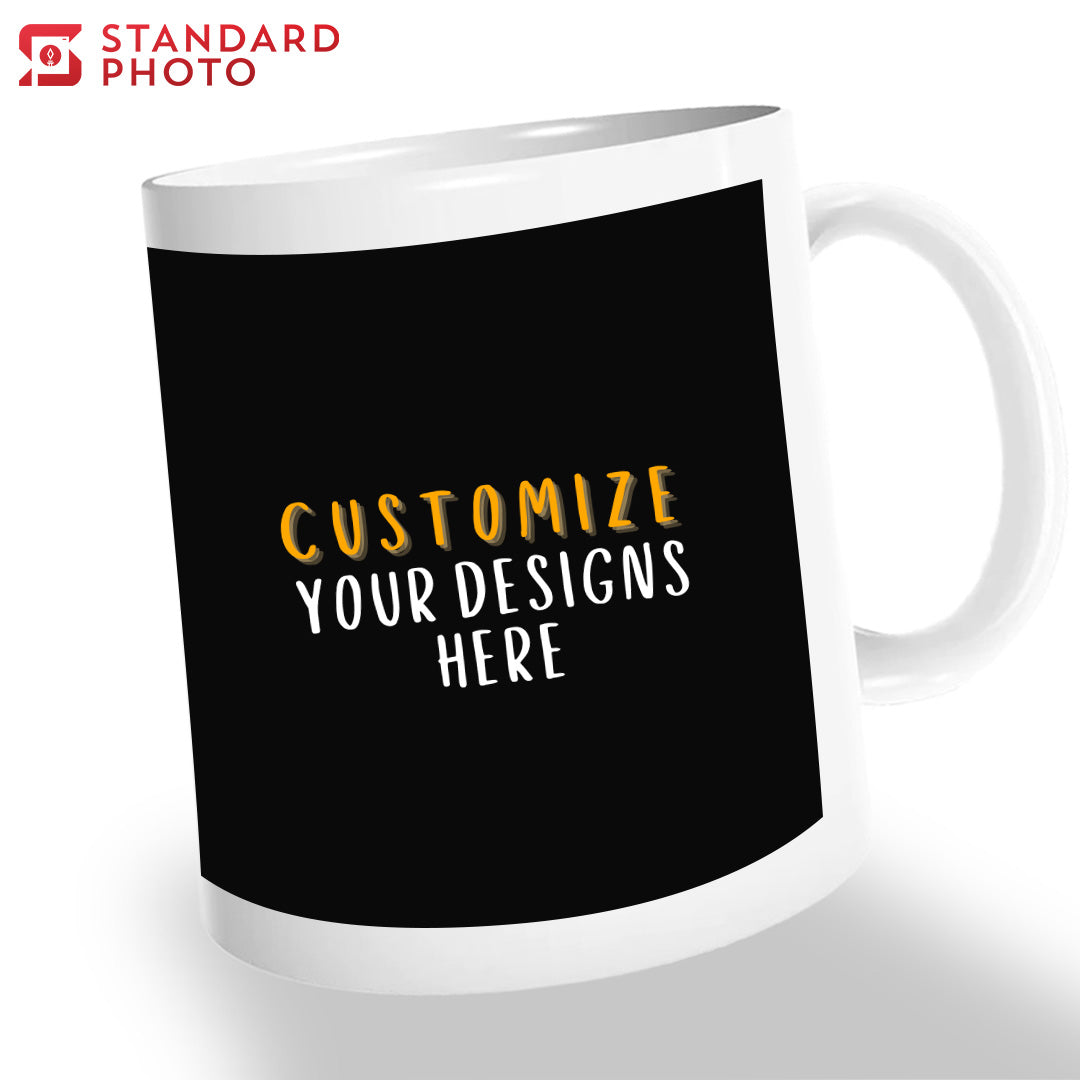 StandardPhoto Customisable Mugs White Colour