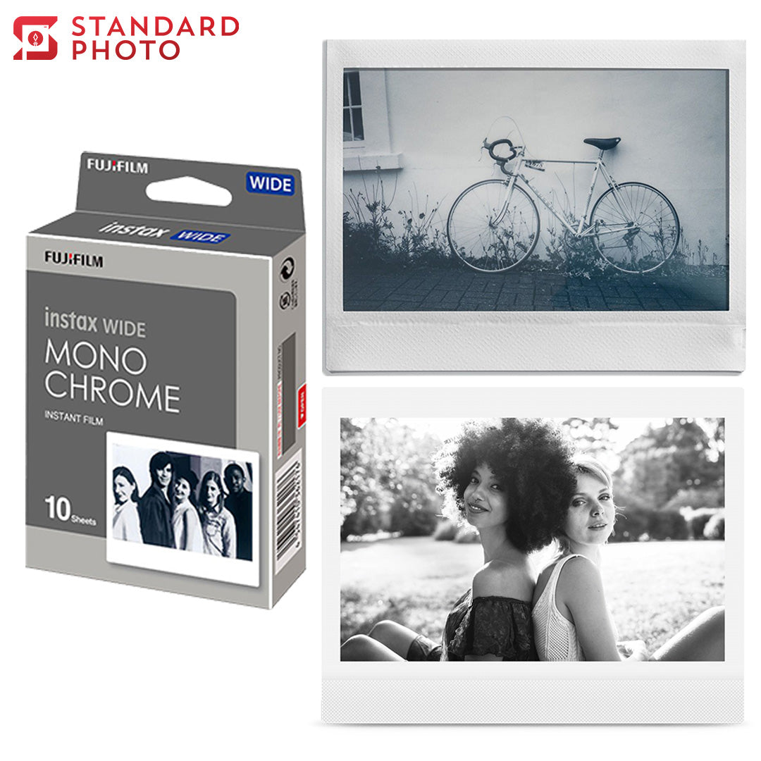 StandardPhoto Fujifilm Instax Wide Monochrome Black and White Photos