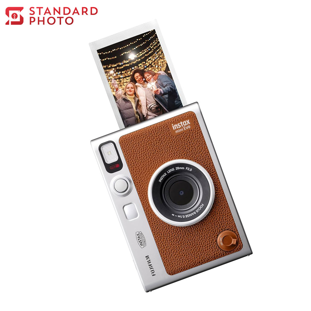 StandardPhoto Fujifilm instax Mini Evo Instant Camera Brown