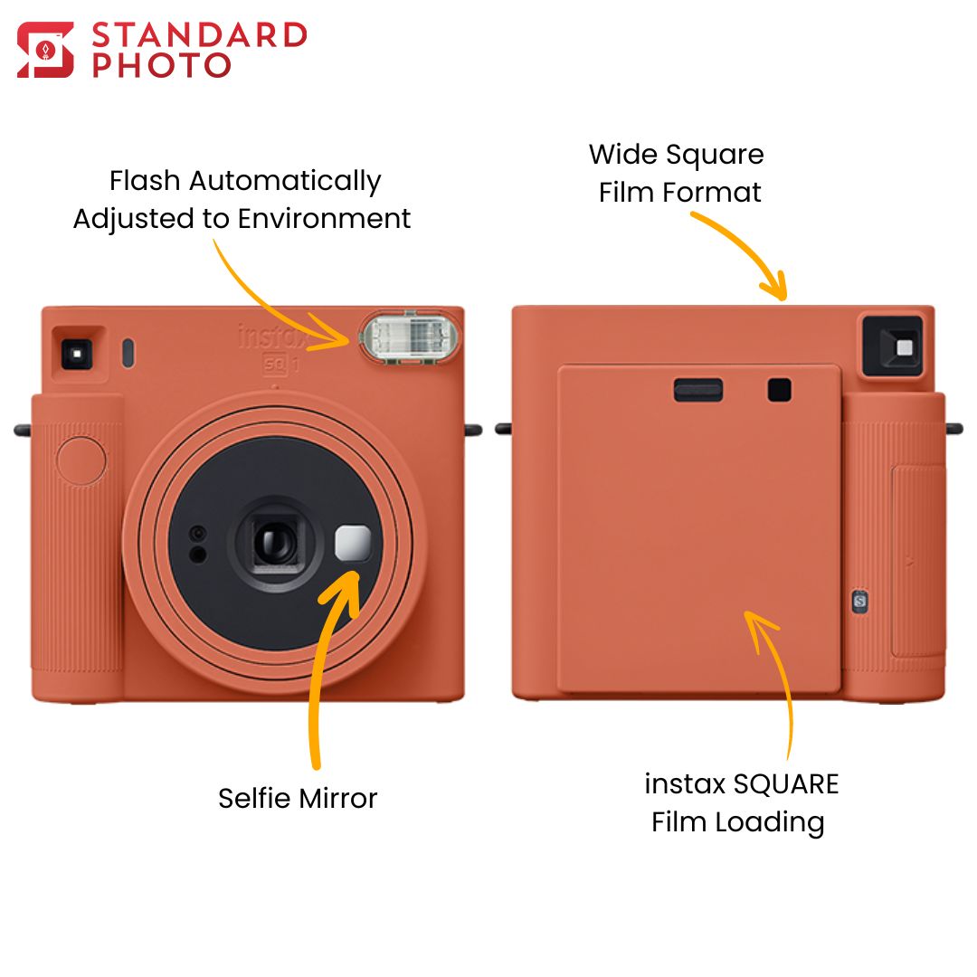 StandardPhoto Fujifilm instax SQUARE SQ1 Combo Package Views and Instructions Camera Features