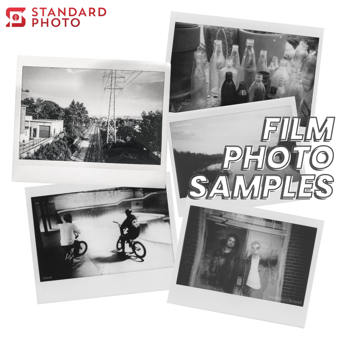 StandardPhoto Fujifilm instax Wide Monochrome Film Photo Samples Examples Results Photography Credits Polaroids