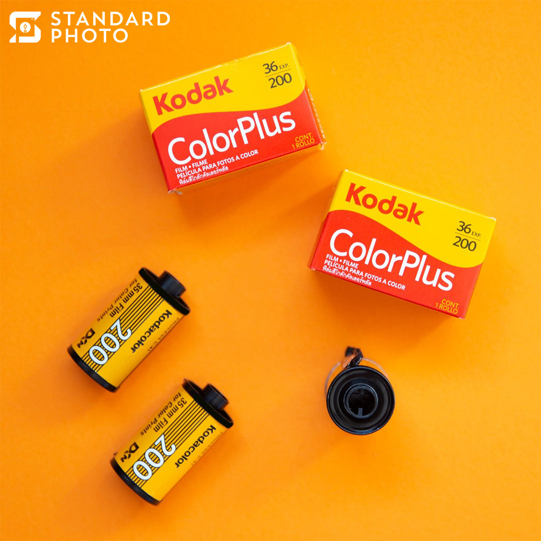StandardPhoto Kodak ColorPlus 200 35mm Film Box and Roll Photo