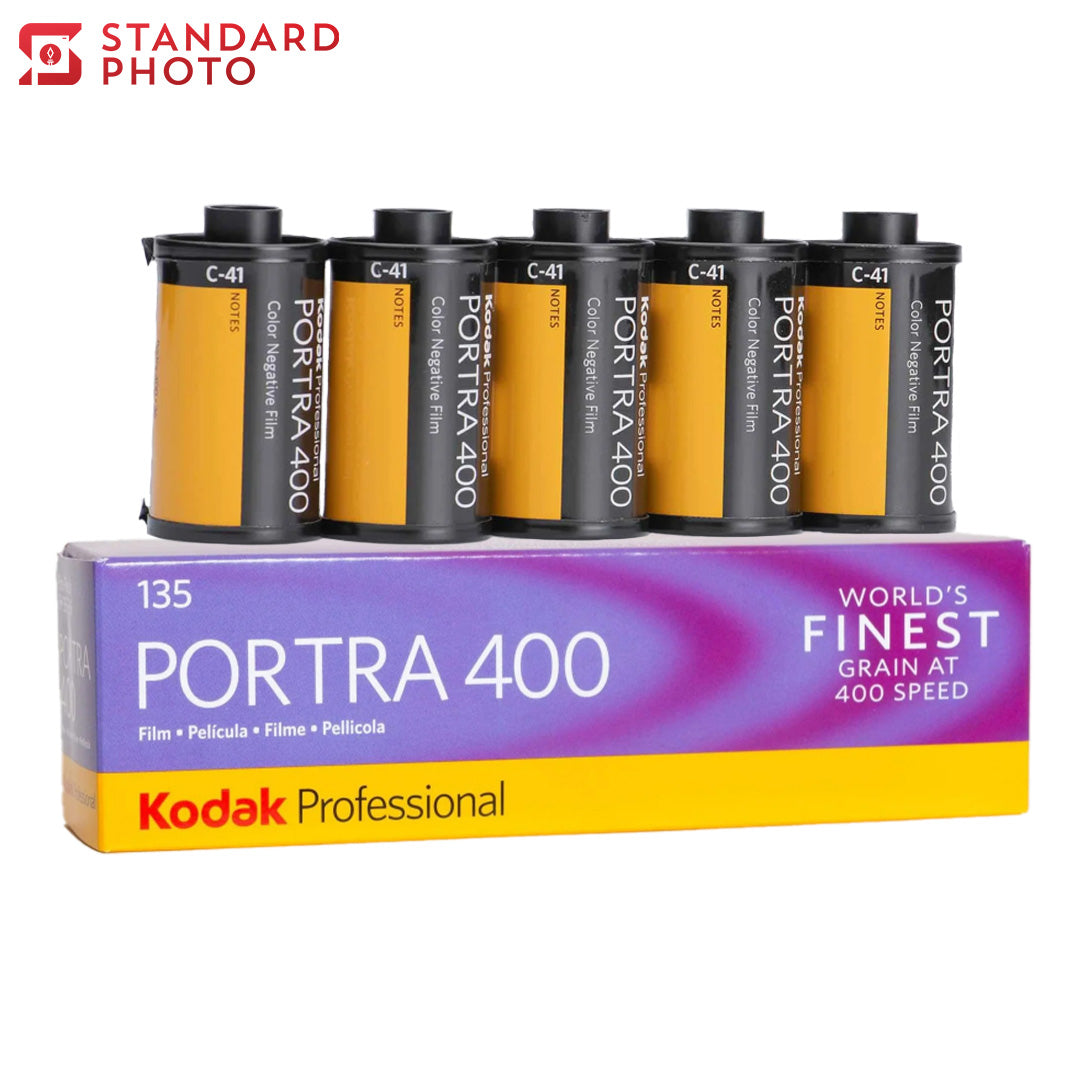 StandardPhoto Kodak Portra 400 Professional 135 35mm Film Box of 5