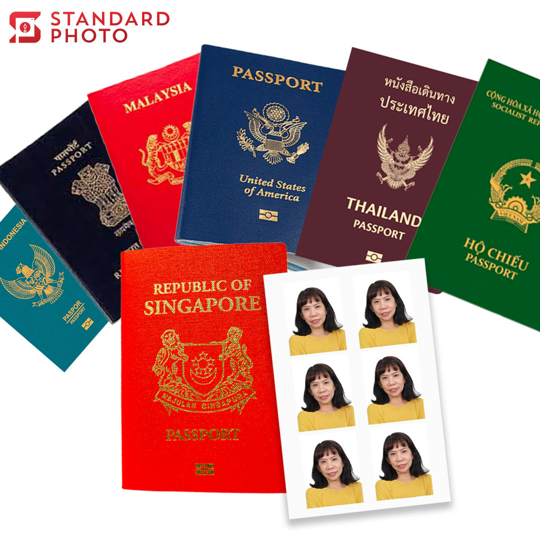 StandardPhoto Passport Photo Printing Country Singapore Malaysia Indonesia India United States of America Thailand Vietnam Hong Kong