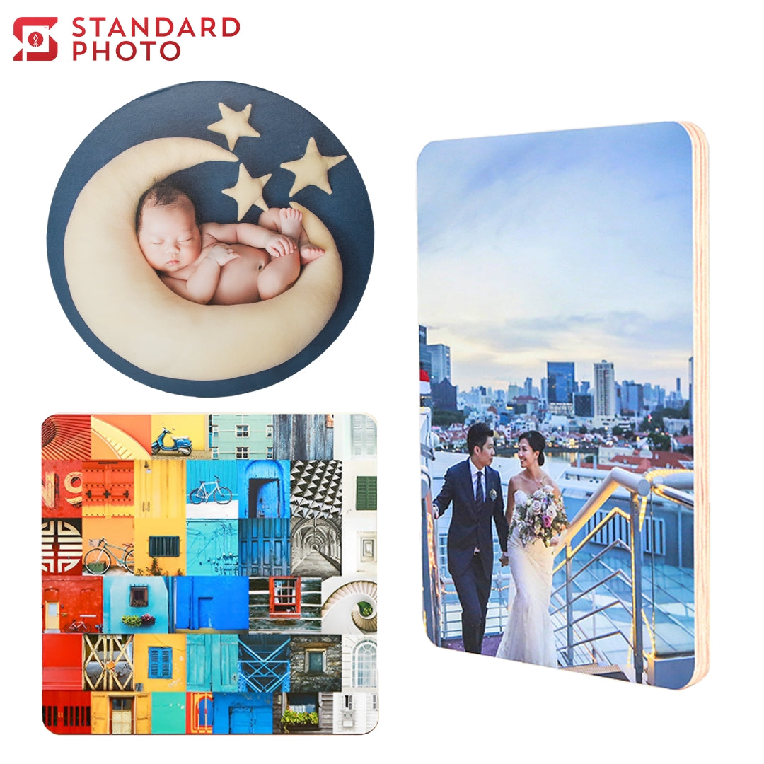 StandardPhoto Premium Wood Print Dimensions Sizes Shapes Circle Rounded Corner Rectangle Square Rounded Rectangle