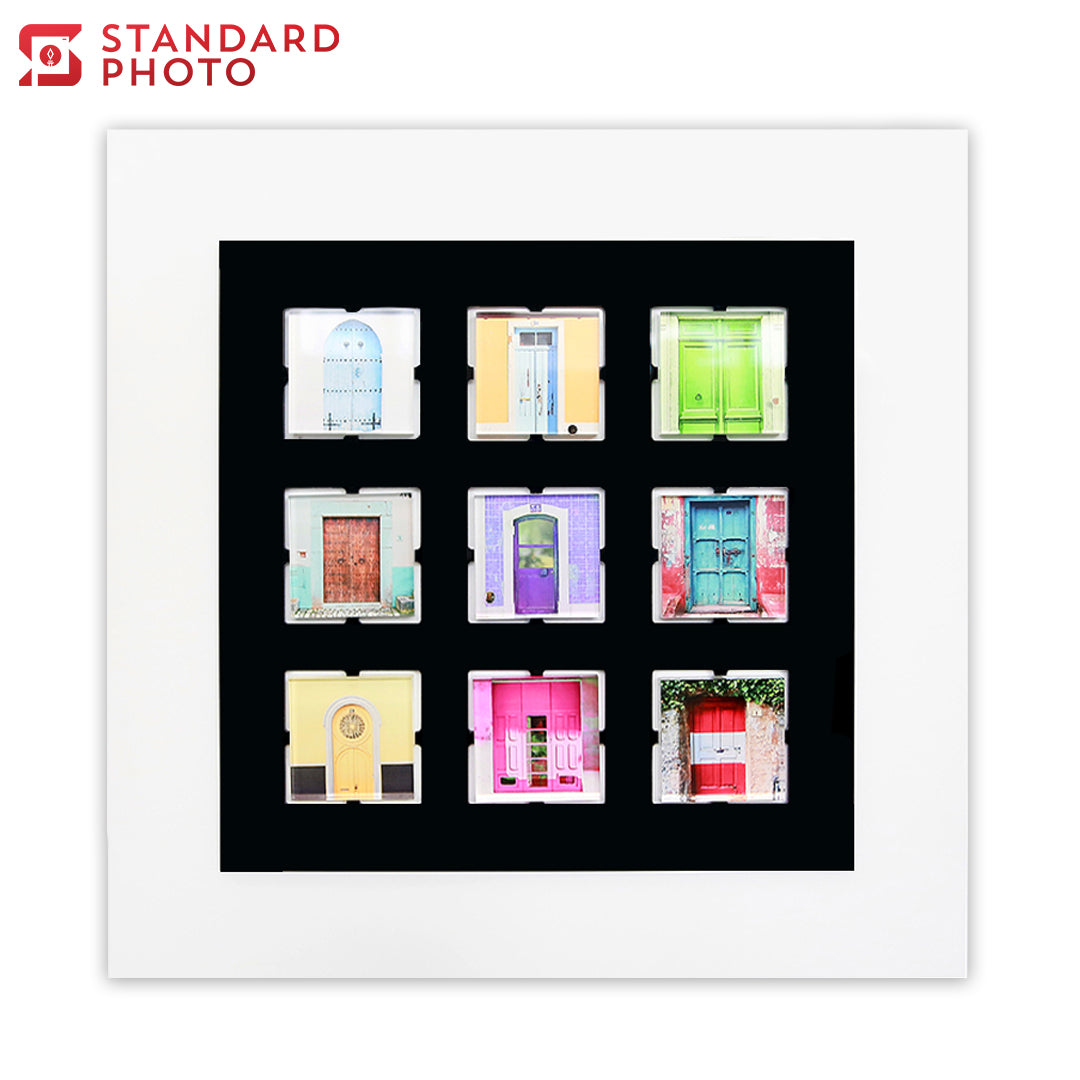 StandardPhoto Premium Photo Grid Panel Cover Image 3x3 Size Layout