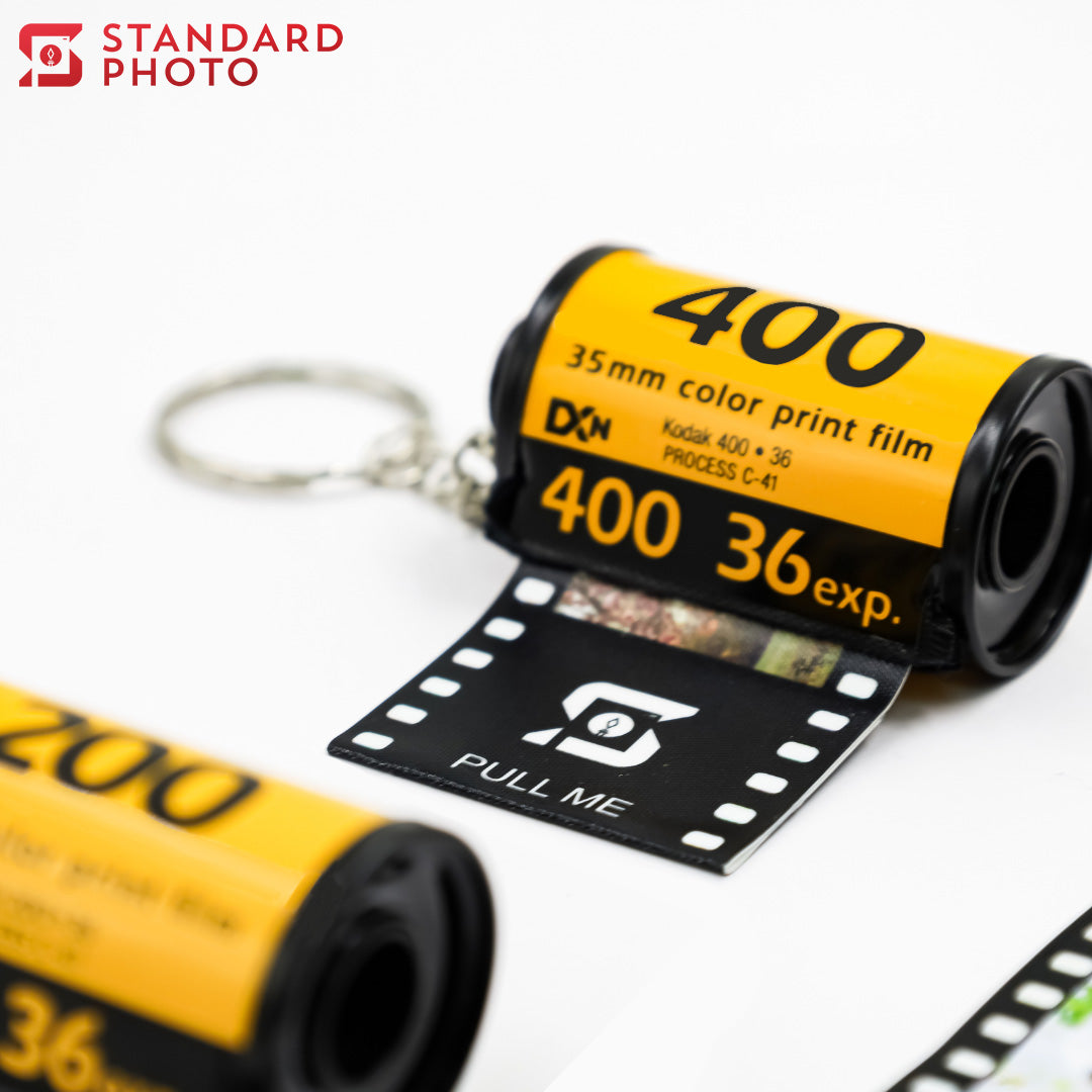 StandardPhoto Shopee Custom Products Photo Film Roll Keychain without Text Upload Custom Pictures Photos Images 