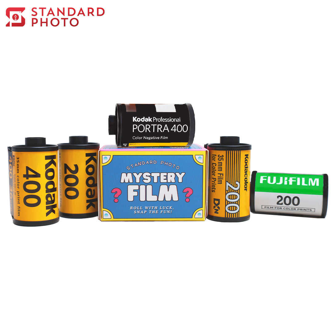 StandardPhoto Mystery Film Boxes with Tickets with Film Rolls Kodak Fujifilm Speed 200 Gold Colorplus Ultramax Portra Film Camera