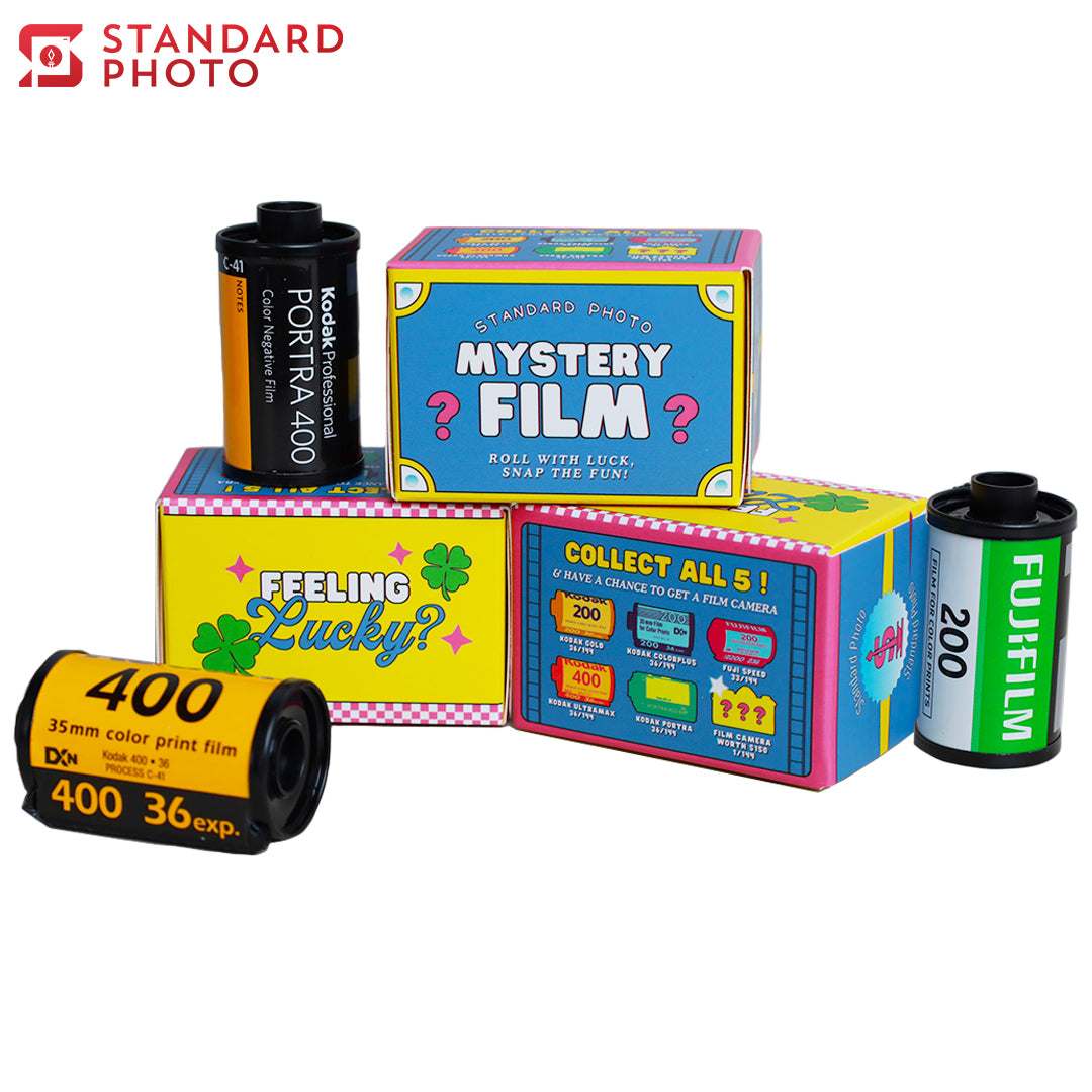 StandardPhoto Mystery Film Boxes with Film Rolls Kodak Fujifilm Speed 200 Gold Colorplus Ultramax Portra Film Camera