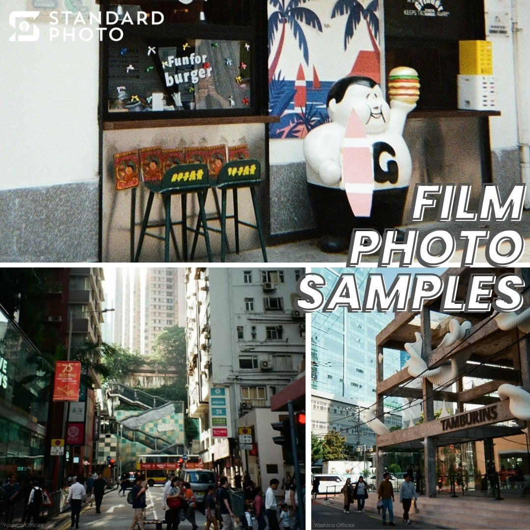 StandardPhoto Yashica Sanrio Disposable 35mm Camera Film Photo Samples Official High Quality Single Use Purple Kuromi One Time Use