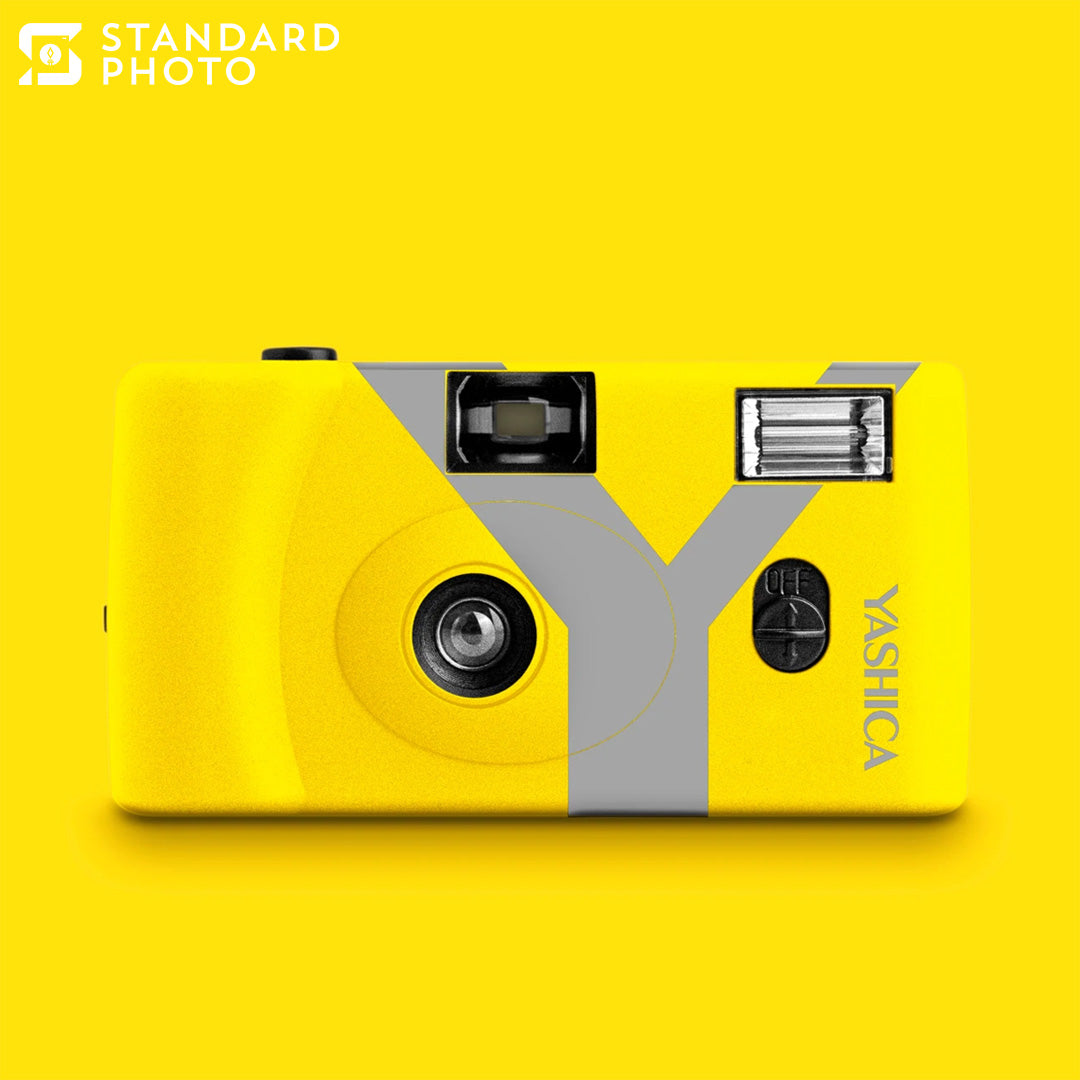 Yashica MF-1Y Film 35mm Reusable Camera Yellow