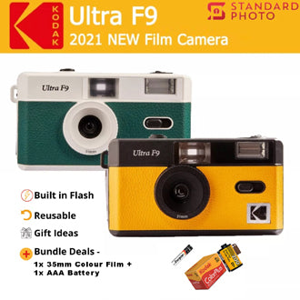 Kodak Ultra F9 35mm Reusable Film Camera with built in Flash