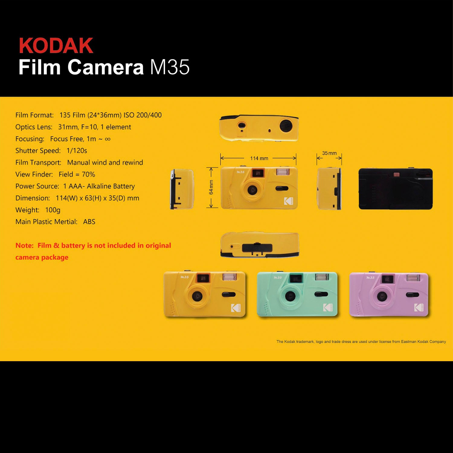 Kodak M35 Camera – 8storeytree