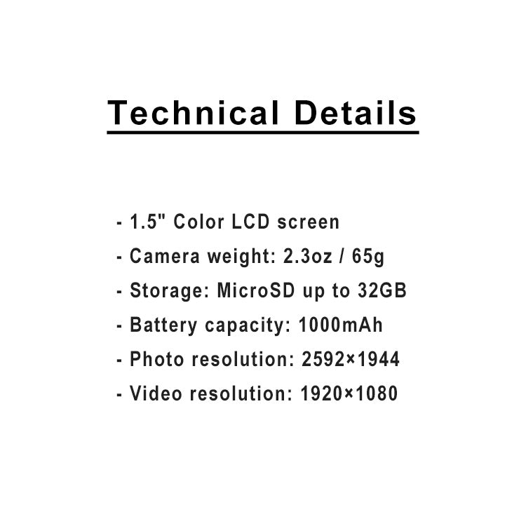 myFirstCamera Technical Details